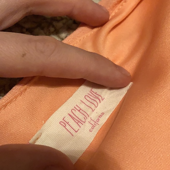 Like new Peach love California peach pink romper - Picture 12 of 13